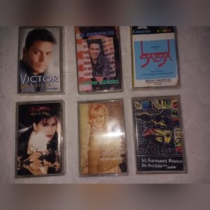 Vintage Classics 1970s-1990s Spanish Music Merengue Salsa Pop Lot of 6 Pre-owned